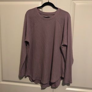 Lavender Log Sleeved Top